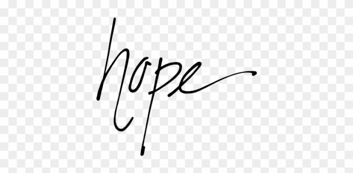 the word hope in bubble letters