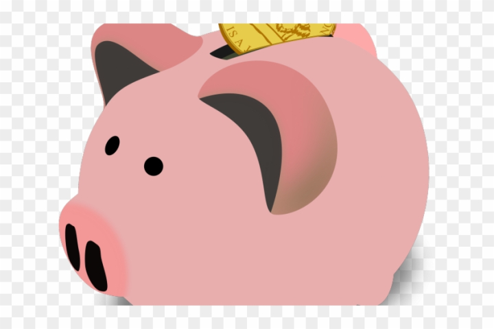 Free: Pig Clipart Bank - Save Up Money Cartoon Png 