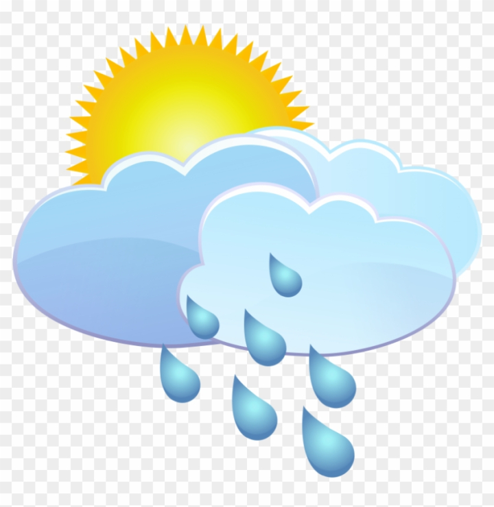 Rain weather symbol Royalty Free Stock SVG Vector