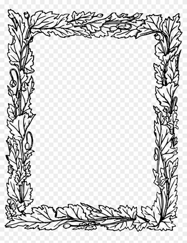 How To Draw A Floral Border - creative jewish mom