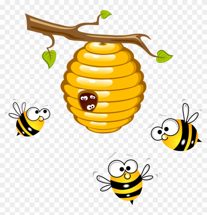 Playful Cartoon Bee Baby Vector - Free Download