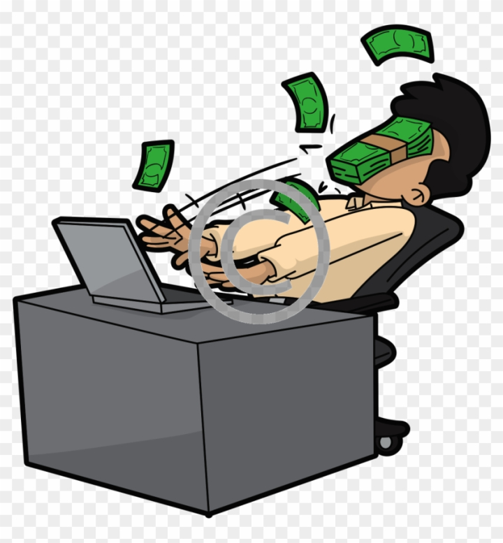 Free: Make Money Clipart Money Machine - Cartoon 