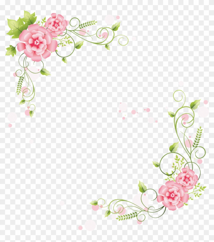 Free: Pastel Floral Border Png - nohat.cc