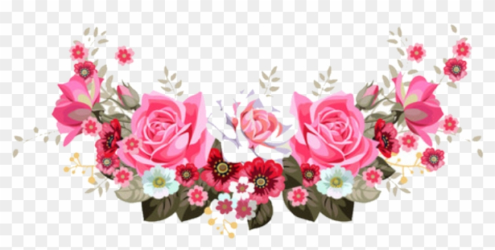 pink floral design png
