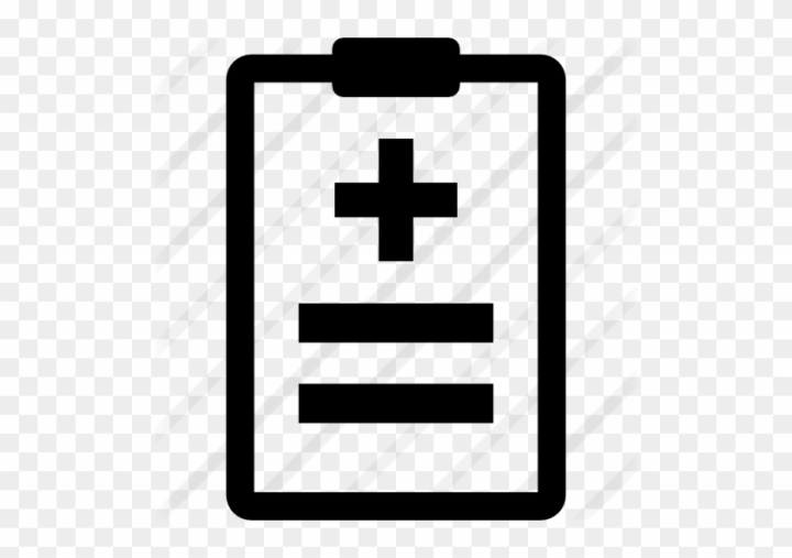 free-clinic-history-medical-paper-on-clipboard-medical-writing-icon-png-nohat-cc