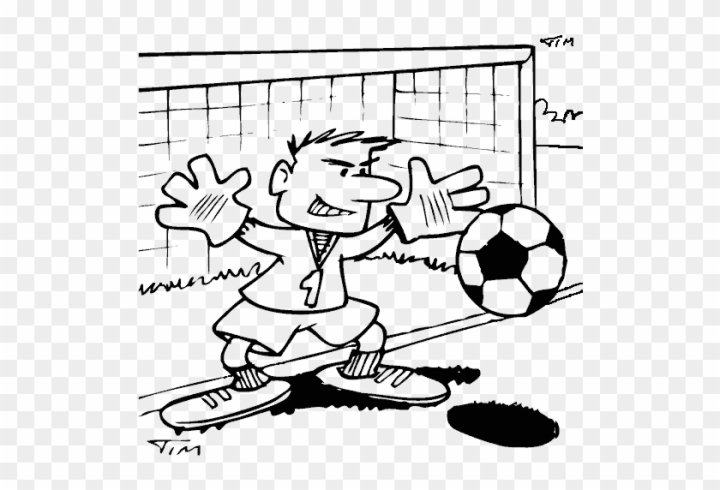 Free: Source - - Soccer Goalie Cartoon 