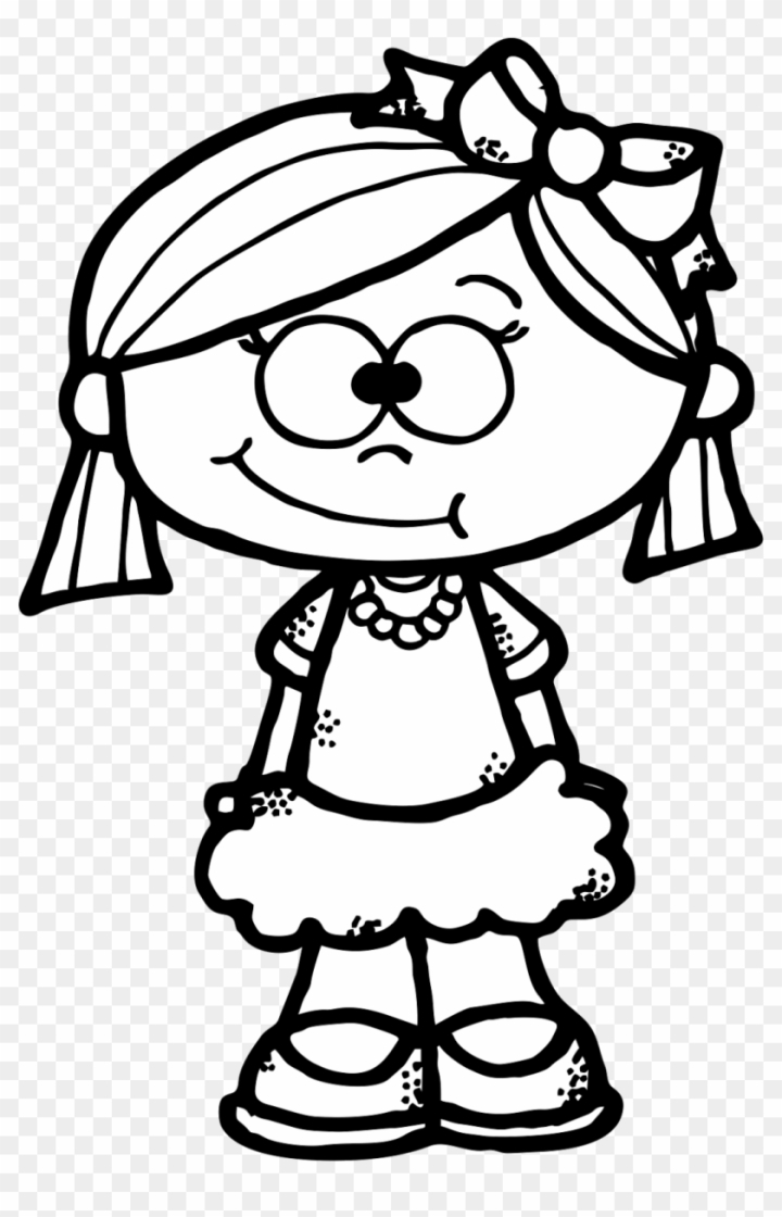 Girl T Shirt White Transparent, Cartoon Hand Drawn Cute Girl T