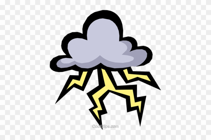 storm silhouette vector