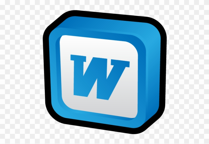 Free: Microsoft Office Word Icon - Microsoft Word 3d Icon 