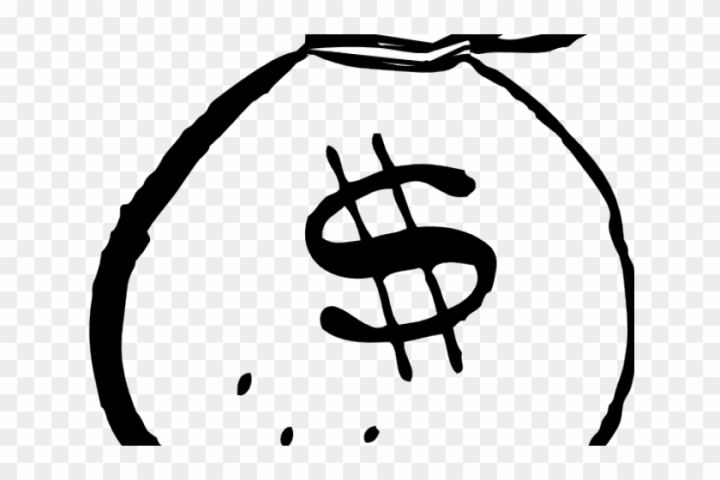 Free: Cash Clipart Clip Art - Cartoon Money Bag Transparent 