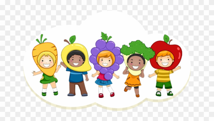 kids healthy eating clipart