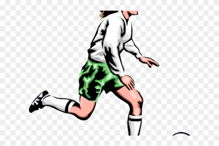 Soccer Player Running And Kicking The Ball, Soccer, Sport, Football PNG  Transparent Image and Clipart for Free Download