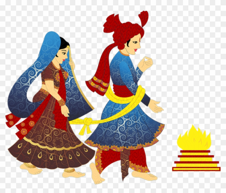 Free Hindu Wedding Logo PNG Images, HD Hindu Wedding Logo PNG Download - vhv