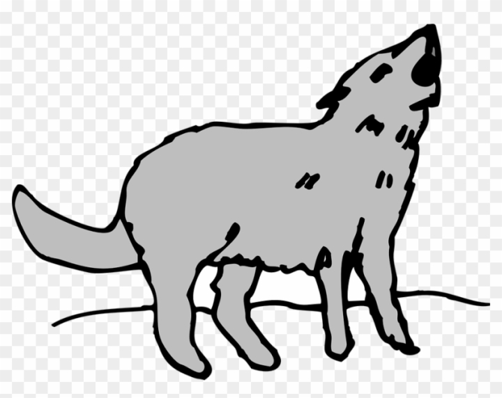Free: Image Free Cartoon Wolf Howling Shop Of Library Buy - Cartoon  Pictures Of Coyotes 