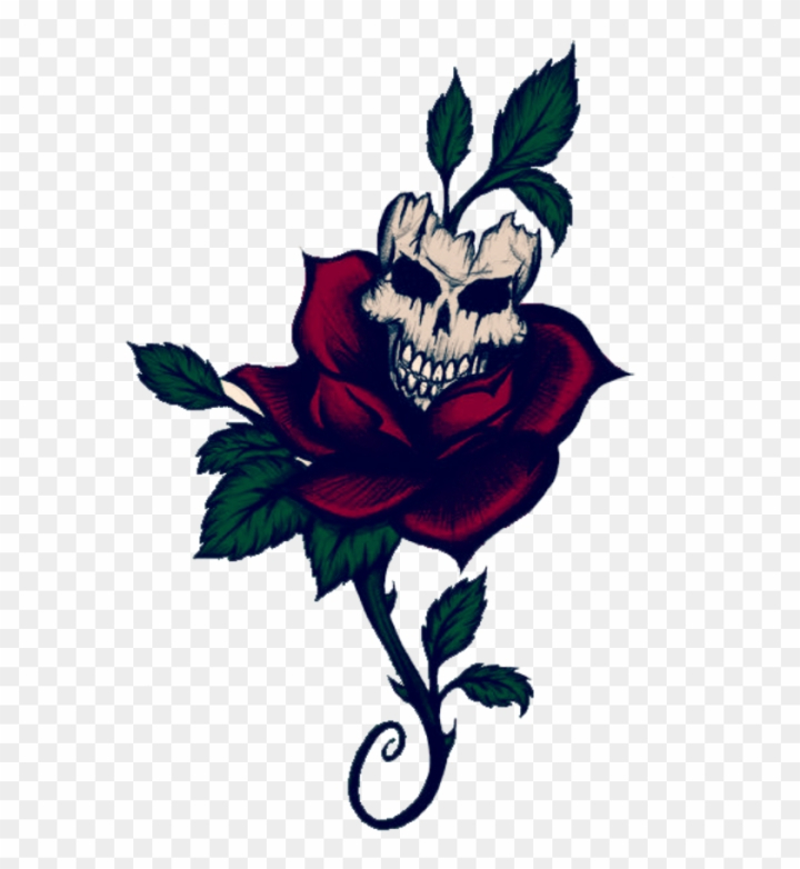 Skull Roses black calaveras red rose skulls tumblr vhs HD phone  wallpaper  Peakpx