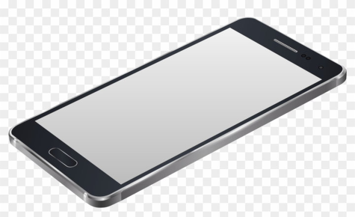 Free: Grey Smartphone Png Clip Art Image Best Web Clipart - 3d Mobile Frame  Png 