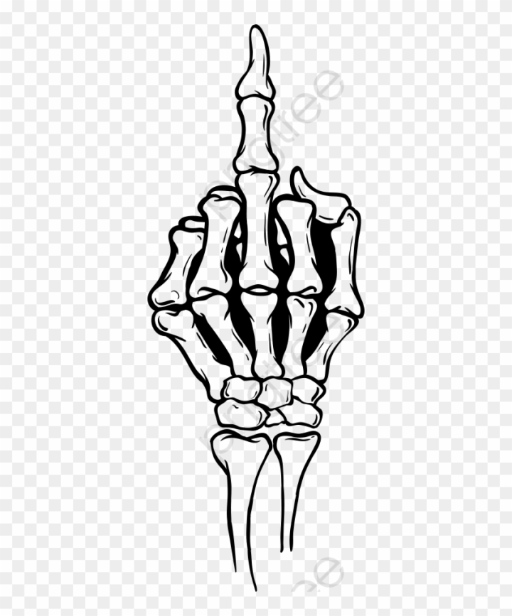 Female Hand Showing Middle Finger, Galaxy Inside. Hand Drawn Ill Stock  Vector - Illustration of feminist, provocation: 101859693