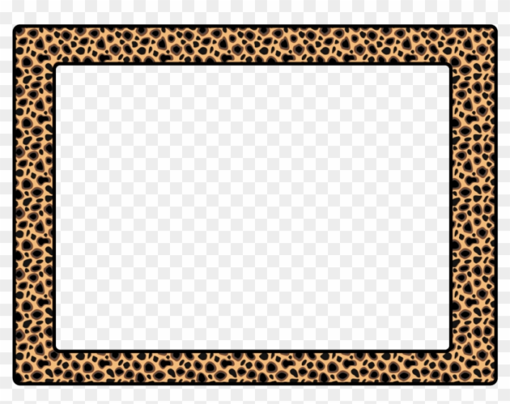 Leopard print square stencil high quality Vector Image