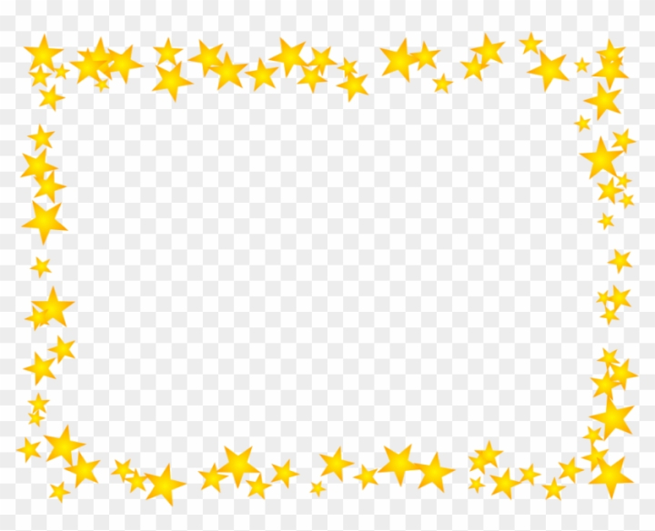 free star border clip art