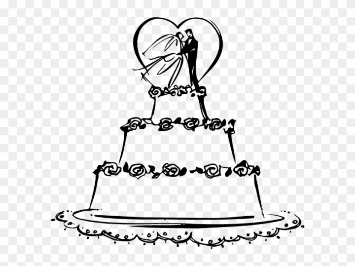Premium Vector | Wedding cake cartoon colored clipart illustration