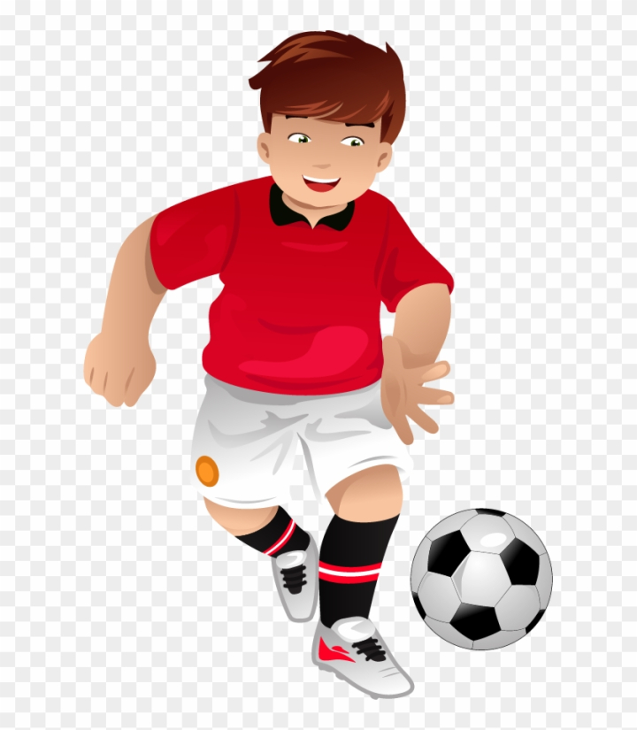 Free: Football Player Drawing - Soccer Players Cartoon Png 