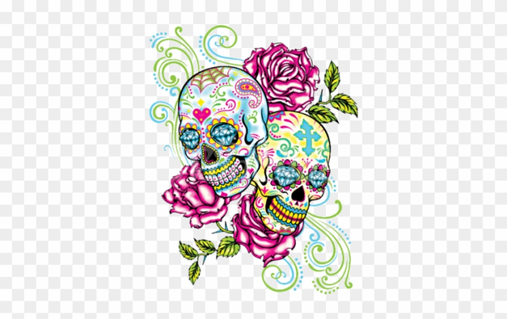 sugar skulls and roses