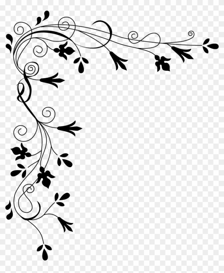 simple flower border designs to draw