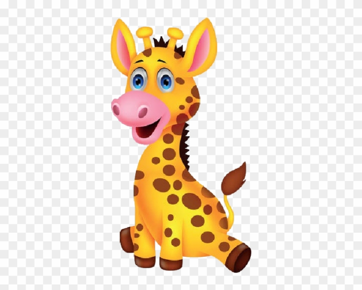 cute baby giraffe clipart