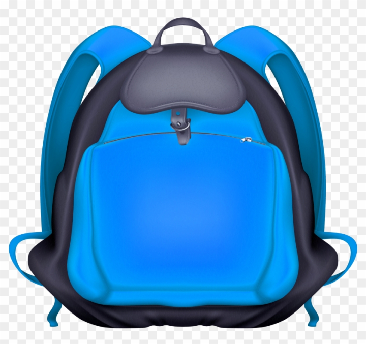 School Backpacks Clipart Transparent Background, School Backpack