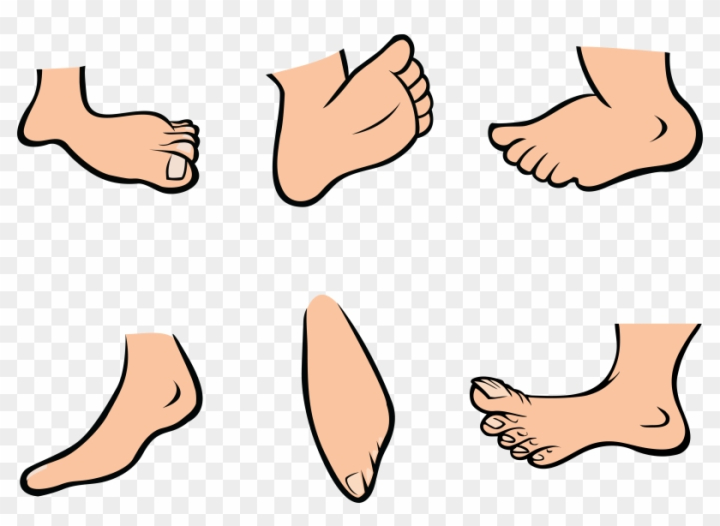 cartoon foot outline