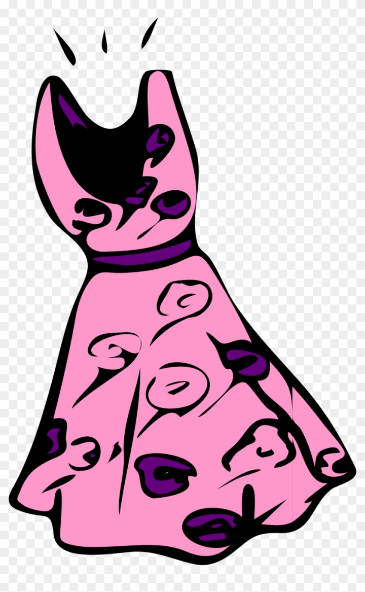 Free: Girls Dress Clipart Digital Dress Clip Art Flower Girl