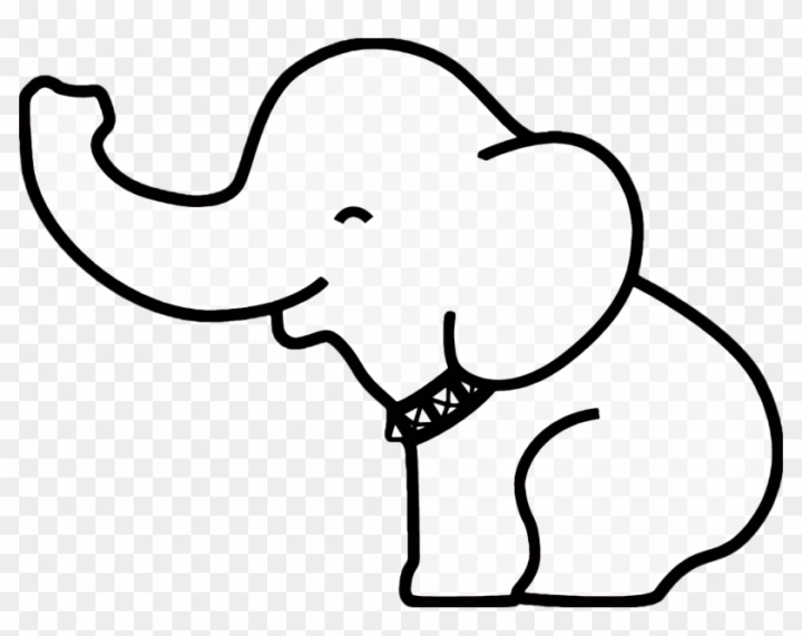 elephant drawing easy