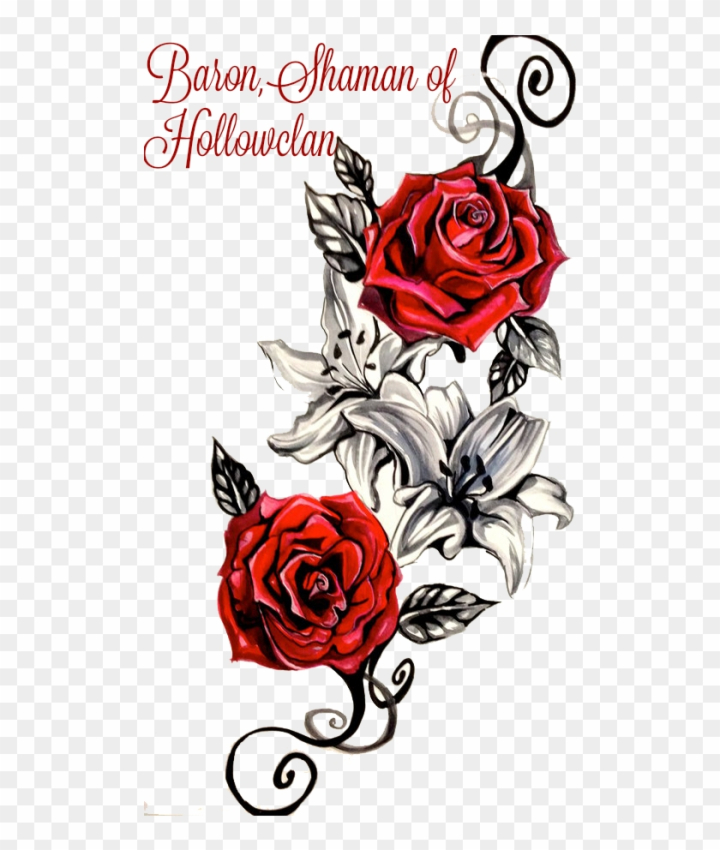 110+ Rose Tattoo Stencils Pictures Stock Illustrations, Royalty