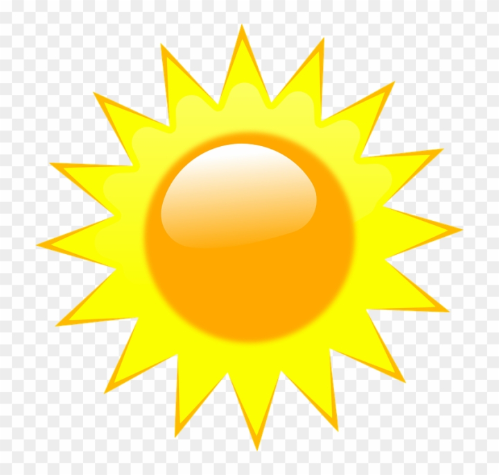 Free: Sun, Rays, Light, Summer, Sunlight - Weather Forecast Symbols Sunny 