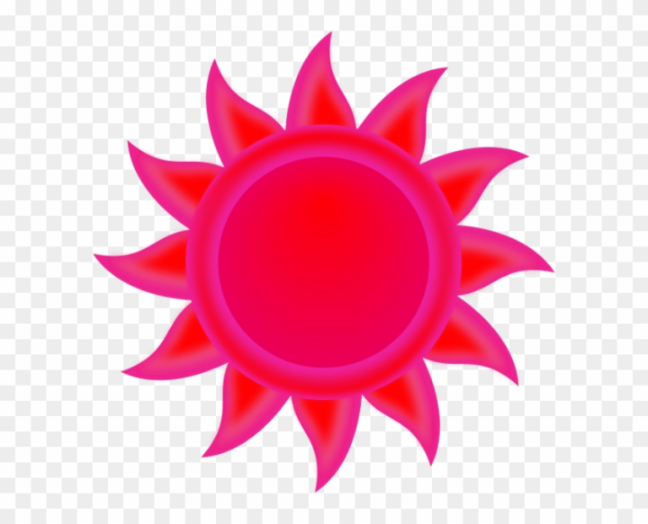 Free: Red Sun Clip Art Clipart Free Download - Free Sun Png Transparent 