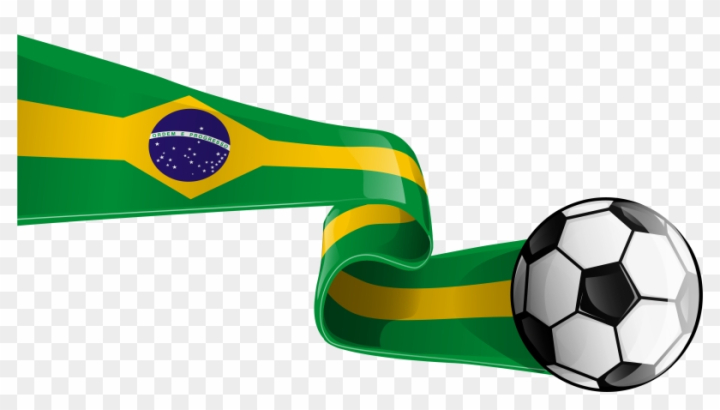 Brazil brasil flag in heart shape Royalty Free Vector Image