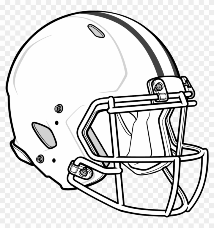blank football helmet template