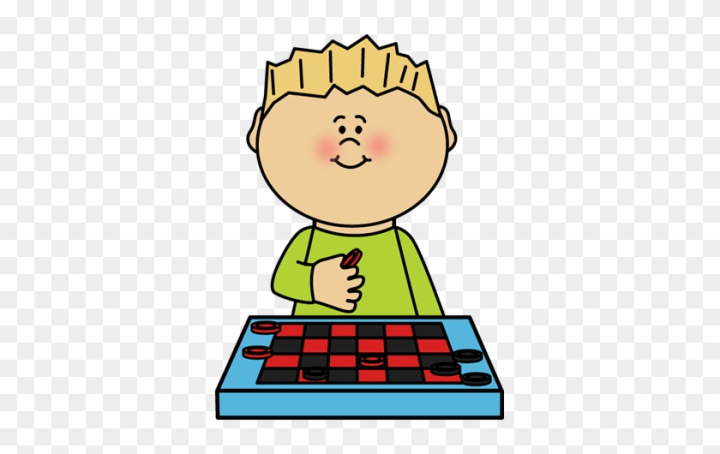 checkers game clipart