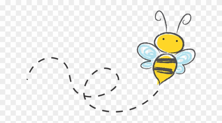 cartoon bees buzzing