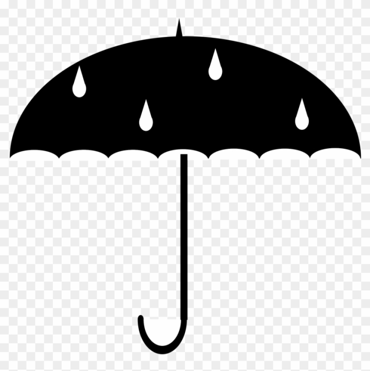 Free: Umbrella Black And White Umbrella Clipart Clipa - Protect From Water.  Umbrella. Premium Tee T-shirt 