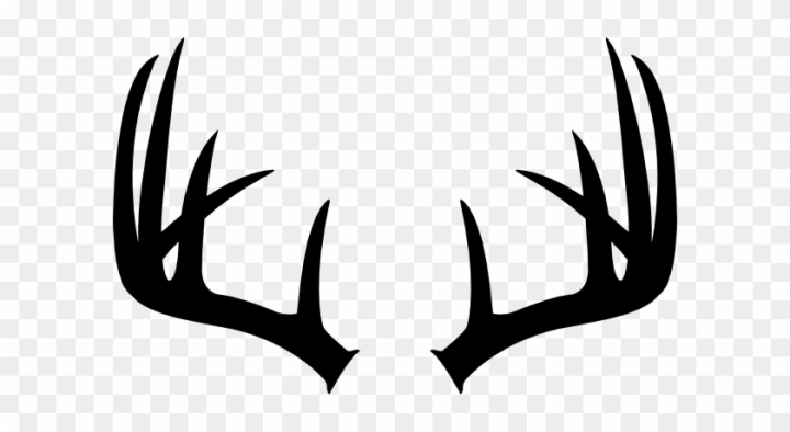 mounted antlers clipart