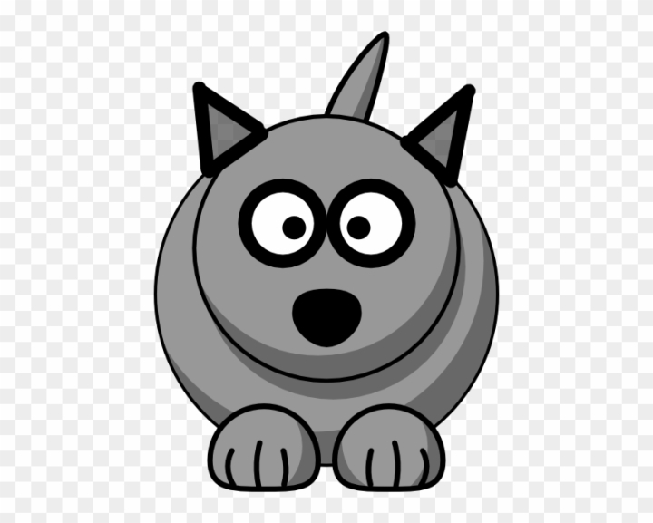 Free: Cartoon Wolf Clip Art At Clipart Library - Animated Wolf Clip Art -  