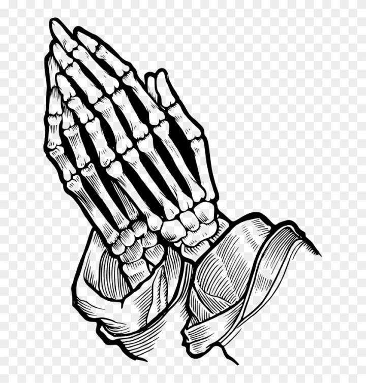 praying hands vector