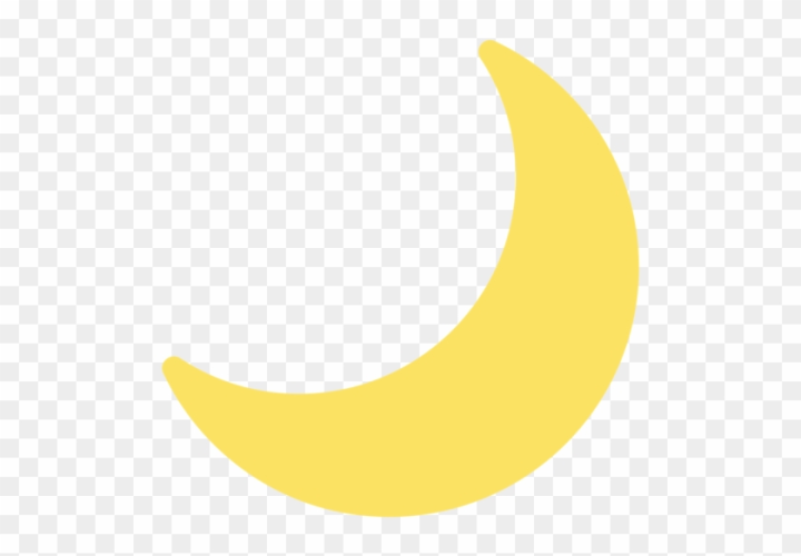 Crescent Moon PNG - Crescent Moon And Stars, Yellow Crescent Moon