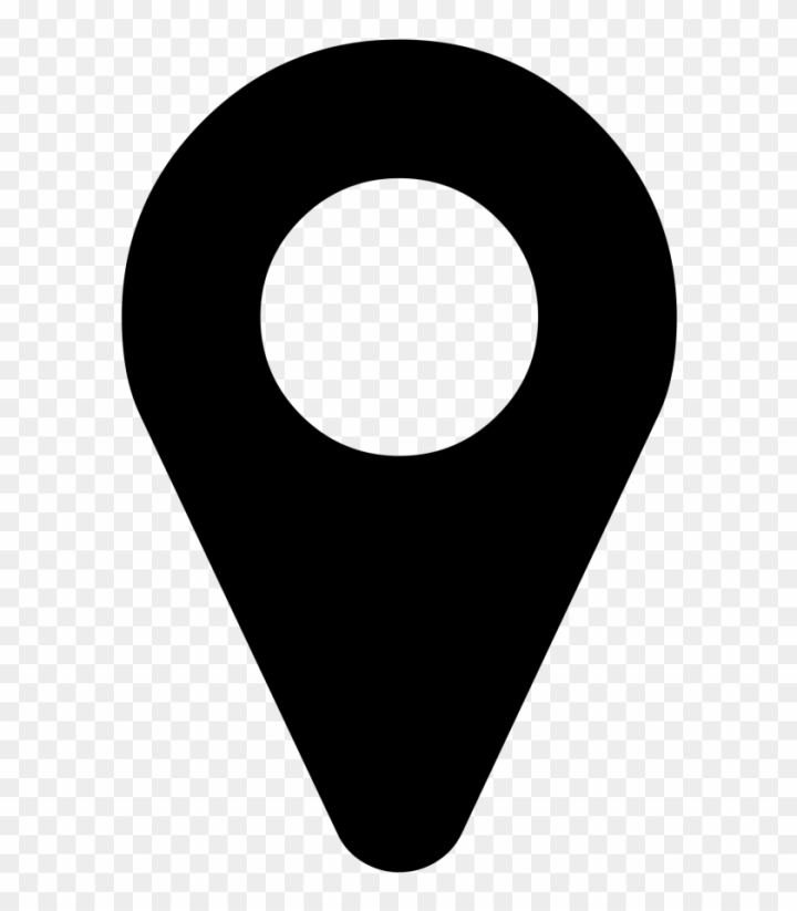 Black Map Pin transparent background PNG clipart