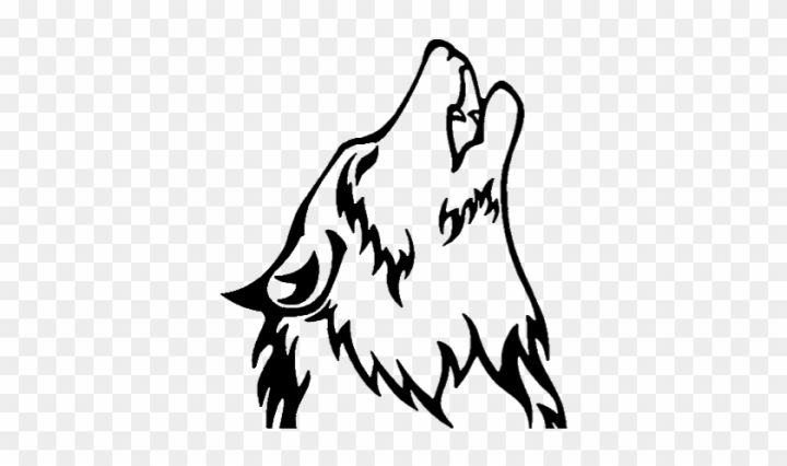 Download Black Wolf Tattoos Png Png Images - Simple Tribal Wolf Designs PNG  Image with No Background - PNGkey.com
