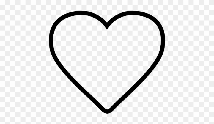 Free: Heart Shaped Icon - Love Heart Outline Tattoo 