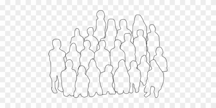 Group Of People With Hats And Ties Coloring Page Outline Sketch Drawing  Vector Mob Drawing Mob Outline Mob Sketch PNG and Vector with  Transparent Background for Free Download