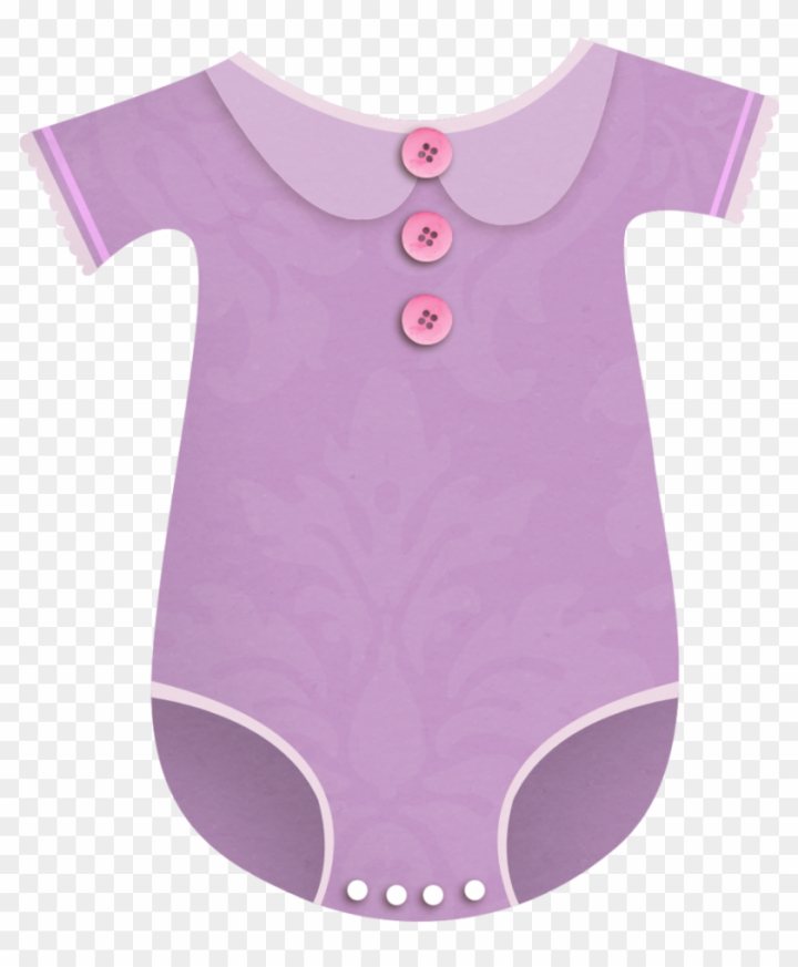 pink baby clothes clipart