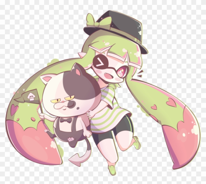 Free: Splatoon 2 Drawing Chibi Manga - Chibi Inkling Girl 